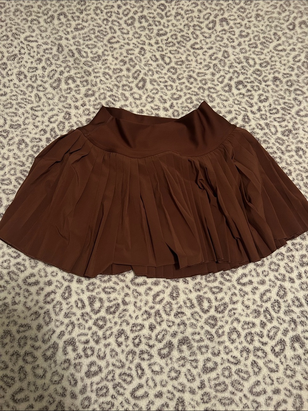 Crazy Yoga brown athletic skirt